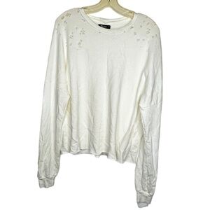 Michael Lauren Distressed Shirt nwot